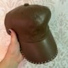 gorra tachuelas marron Gorra tachuelas